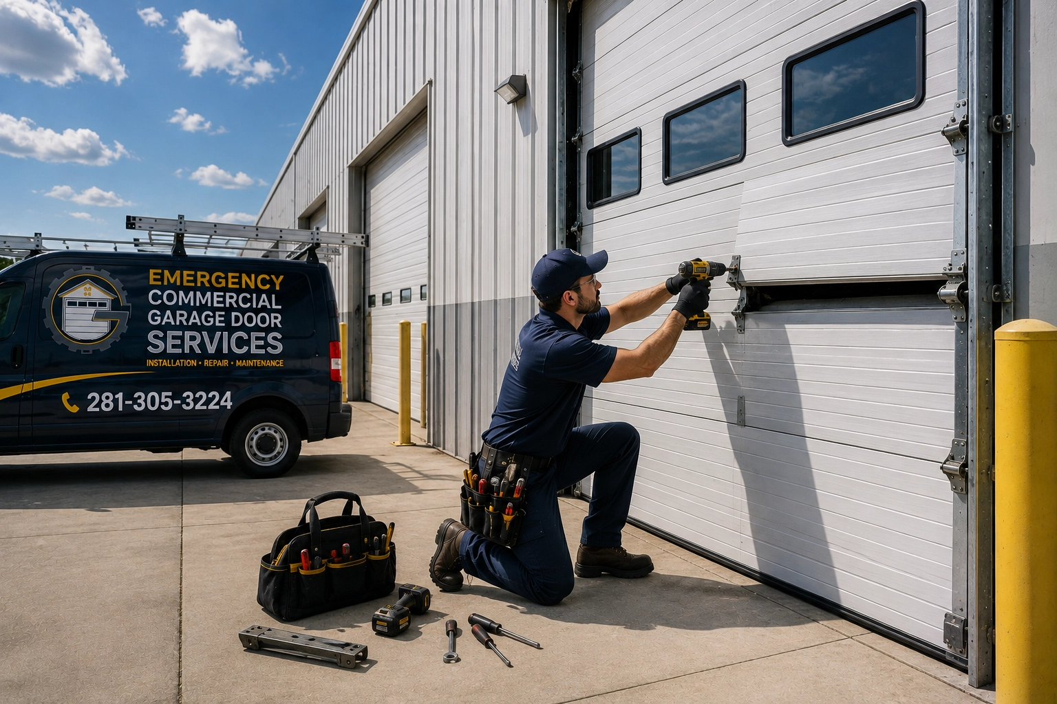 Commercial Garage Door Repair in Spring TX