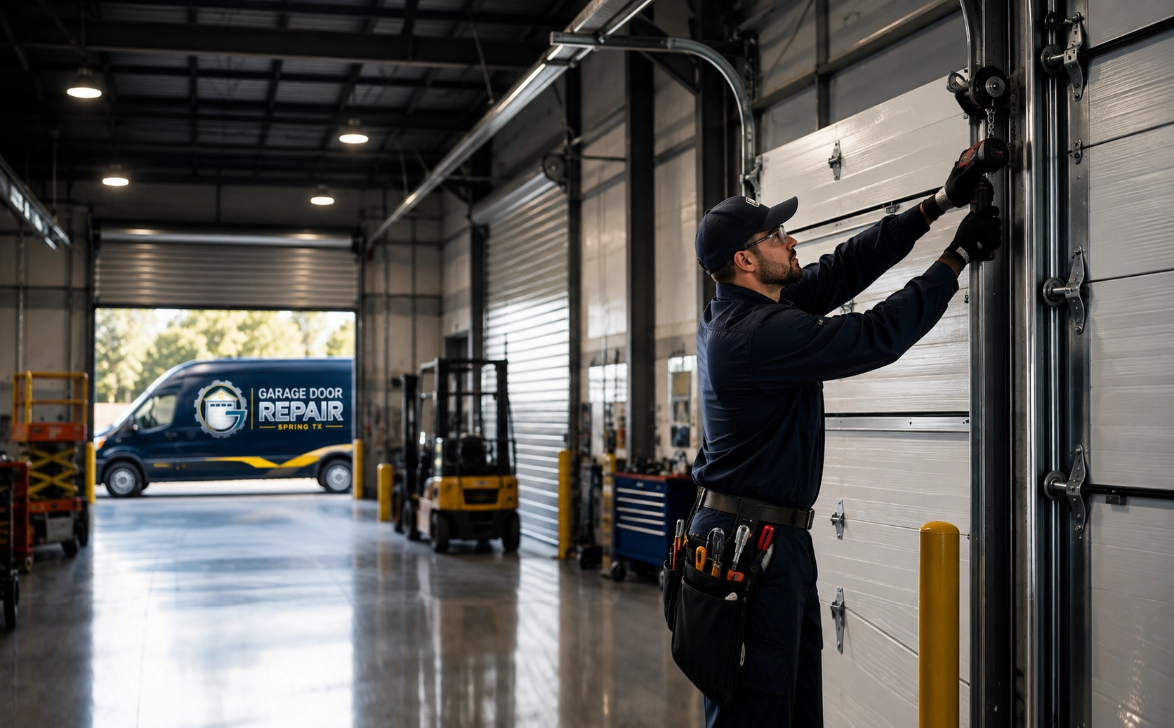 Reliable Commercial Garage Door Solutions in Spring TX