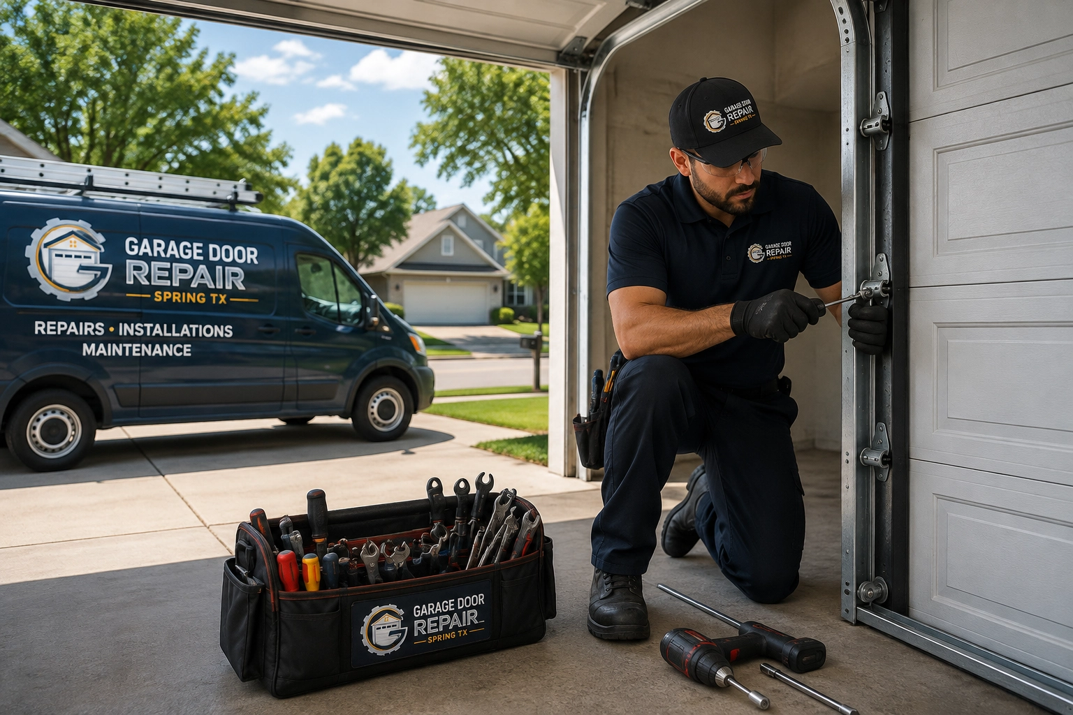 Preventive Garage Door Maintenance in Spring TX