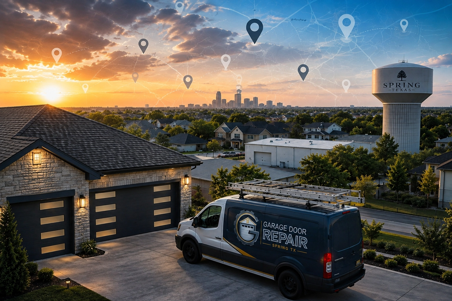 Professional Garage Door Services Throughout Spring, TX